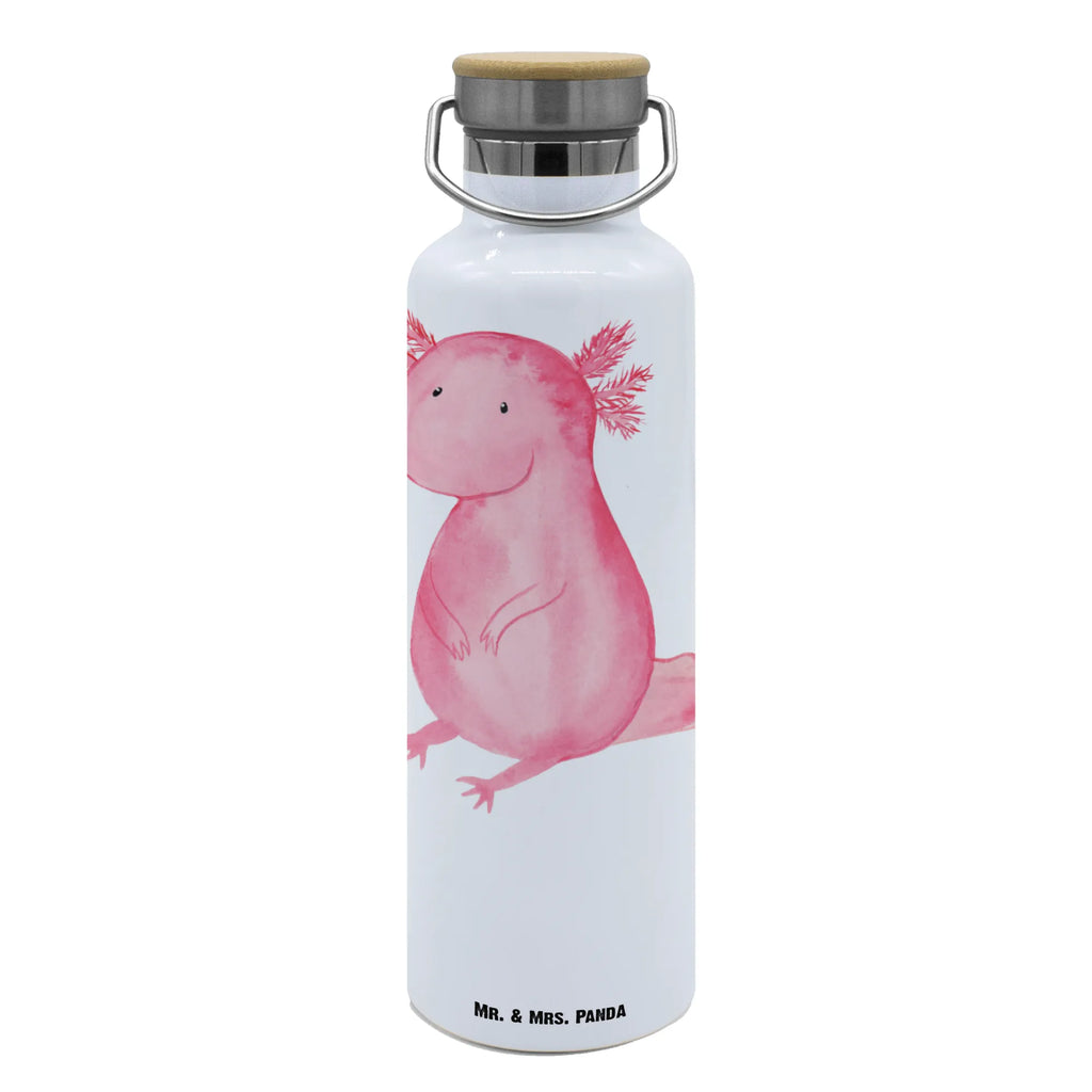 Trinkflasche Axolotl null Thermosflasche, Isolierflasche, Edelstahl, Trinkflasche, isoliert, Wamrhaltefunktion, Sportflasche, Flasche zum Sport, Sportlerflasche, Axolotl, Molch, Axolot, vergnügt, fröhlich, zufrieden, Lebensstil, Weisheit, Lebensweisheit, Liebe, Freundin