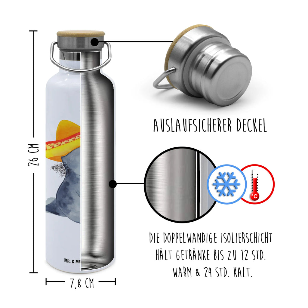 Trinkflasche Axolotl Tequila Thermosflasche, Isolierflasche, Edelstahl, Trinkflasche, isoliert, Wamrhaltefunktion, Sportflasche, Flasche zum Sport, Sportlerflasche, Axolotl, Molch, Mexico, Mexiko, Sombrero, Zitrone, Tequila, Motivation, Spruch, Schwanzlurch, Lurch, Lurche, Axolot, Feuerdrache, Feuersalamander