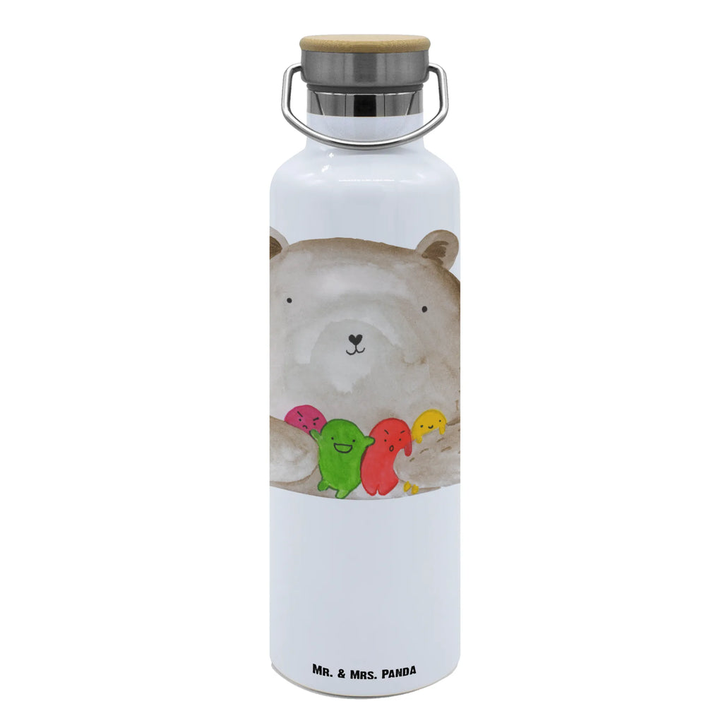 Trinkflasche Bär Gefühl Thermosflasche, Isolierflasche, Edelstahl, Trinkflasche, isoliert, Wamrhaltefunktion, Sportflasche, Flasche zum Sport, Sportlerflasche, Bär, Teddy, Teddybär, Wahnsinn, Verrückt, Durchgedreht