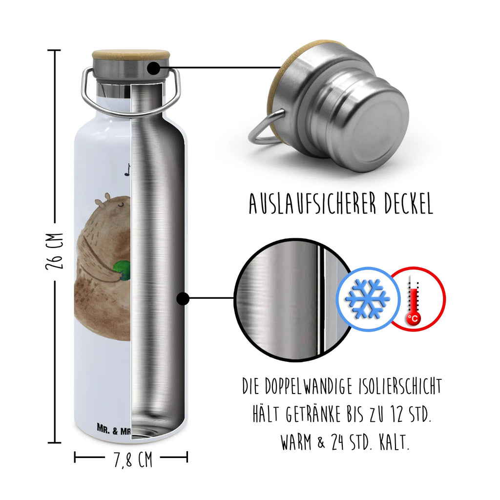 Trinkflasche Bär Gitarre Thermosflasche, Isolierflasche, Edelstahl, Trinkflasche, isoliert, Wamrhaltefunktion, Sportflasche, Flasche zum Sport, Sportlerflasche, Bär, Teddy, Teddybär