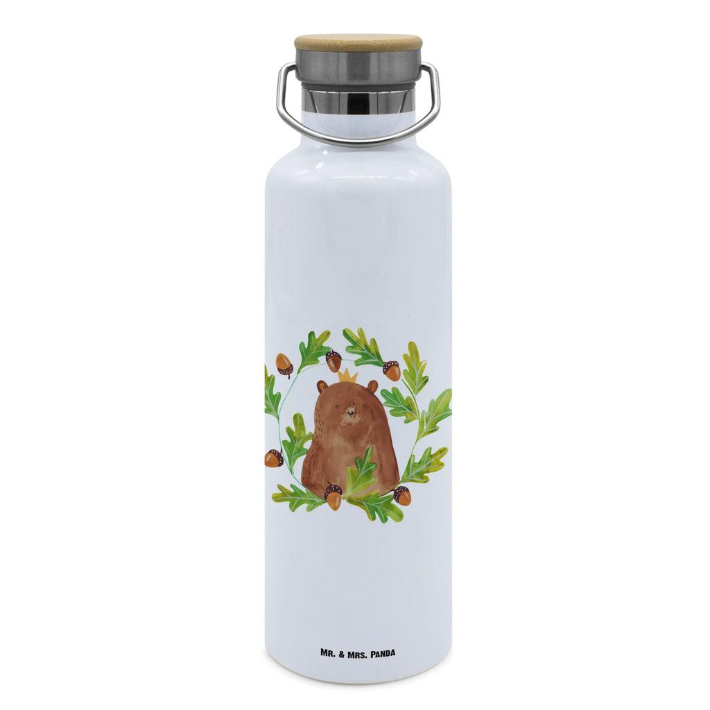 Trinkflasche Bär König Thermosflasche, Isolierflasche, Edelstahl, Trinkflasche, isoliert, Wamrhaltefunktion, Sportflasche, Flasche zum Sport, Sportlerflasche, Bär, Teddy, Teddybär, Papa, Papa Bär, bester Vater, bester Papa, weltbester Papa, Vatertag, Vater, Dad, Daddy, Papi