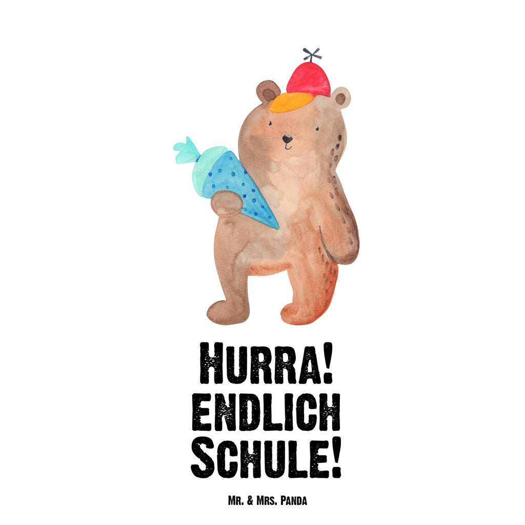 Trinkflasche Bär Schultüte Thermosflasche, Isolierflasche, Edelstahl, Trinkflasche, isoliert, Wamrhaltefunktion, Sportflasche, Flasche zum Sport, Sportlerflasche, Bär, Teddy, Teddybär, Bär Motiv, Schultüte, Erster Schultag Geschenk, Einschulung Geschenk, Schule Geschenk, Grundschule, Schulanfang, Schulbeginn