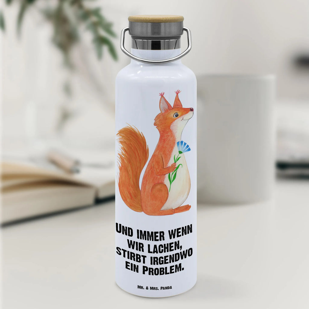 Trinkflasche Eichhörnchen Blume Thermosflasche, Isolierflasche, Edelstahl, Trinkflasche, isoliert, Wamrhaltefunktion, Sportflasche, Flasche zum Sport, Sportlerflasche, Tiermotive, Gute Laune, lustige Sprüche, Tiere, Eichhörnchen, Eichhorn, Spruch positiv, Lachen, Spaß, Motivation Sprüche, Motivation Bilder, glücklich Spruch, Spruch Deko