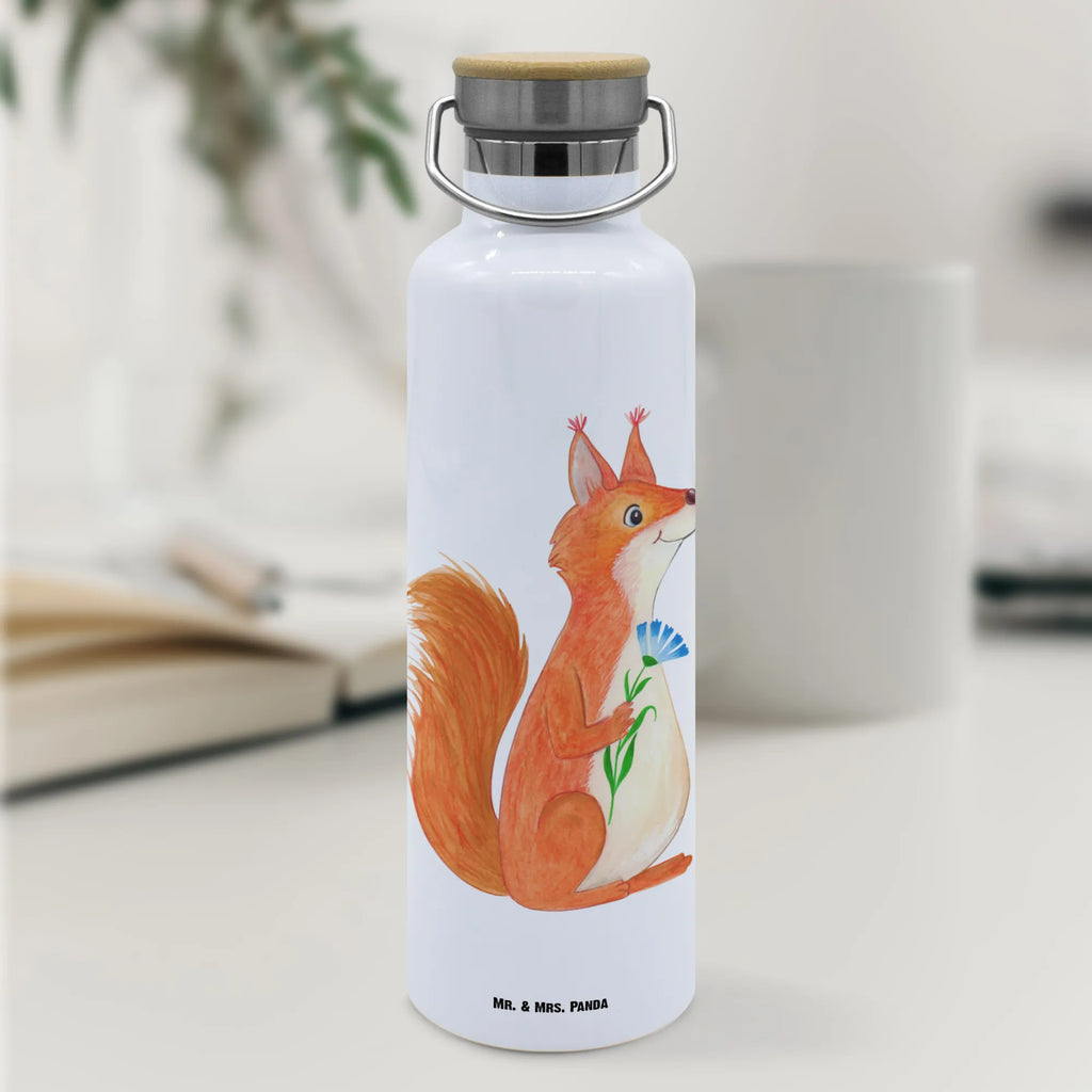 Trinkflasche Eichhörnchen Blume Thermosflasche, Isolierflasche, Edelstahl, Trinkflasche, isoliert, Wamrhaltefunktion, Sportflasche, Flasche zum Sport, Sportlerflasche, Tiermotive, Gute Laune, lustige Sprüche, Tiere, Eichhörnchen, Eichhorn, Spruch positiv, Lachen, Spaß, Motivation Sprüche, Motivation Bilder, glücklich Spruch, Spruch Deko