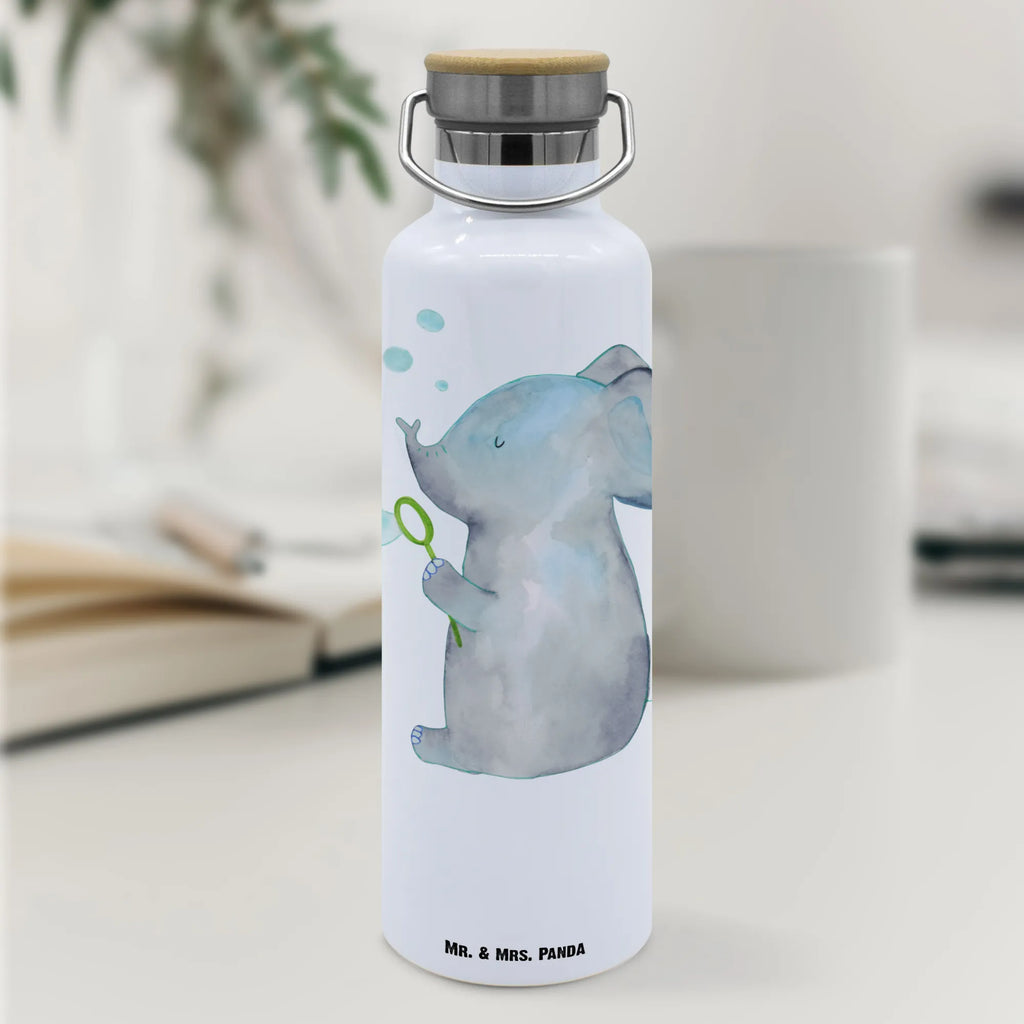 Trinkflasche Elefant Seifenblasen Thermosflasche, Isolierflasche, Edelstahl, Trinkflasche, isoliert, Wamrhaltefunktion, Sportflasche, Flasche zum Sport, Sportlerflasche, Tiermotive, Gute Laune, lustige Sprüche, Tiere, Elefant, Elefanten, Dickhäuter, Rüsseltier, Seifenblasen, Liebe, Heimat, Gefühl. Daheim, Liebesbeweis, Liebesspruch