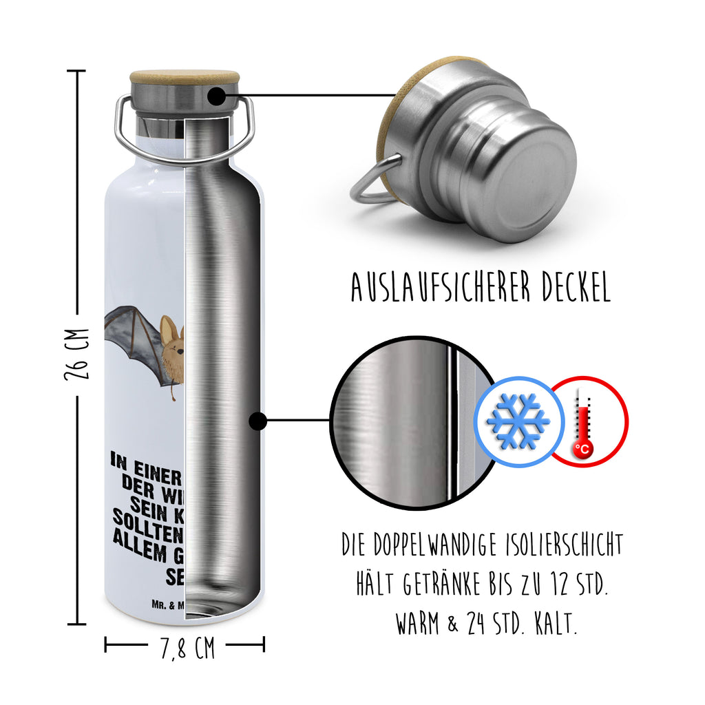 Trinkflasche Fledermaus Flügel Thermosflasche, Isolierflasche, Edelstahl, Trinkflasche, isoliert, Wamrhaltefunktion, Sportflasche, Flasche zum Sport, Sportlerflasche, Tiermotive, Gute Laune, lustige Sprüche, Tiere