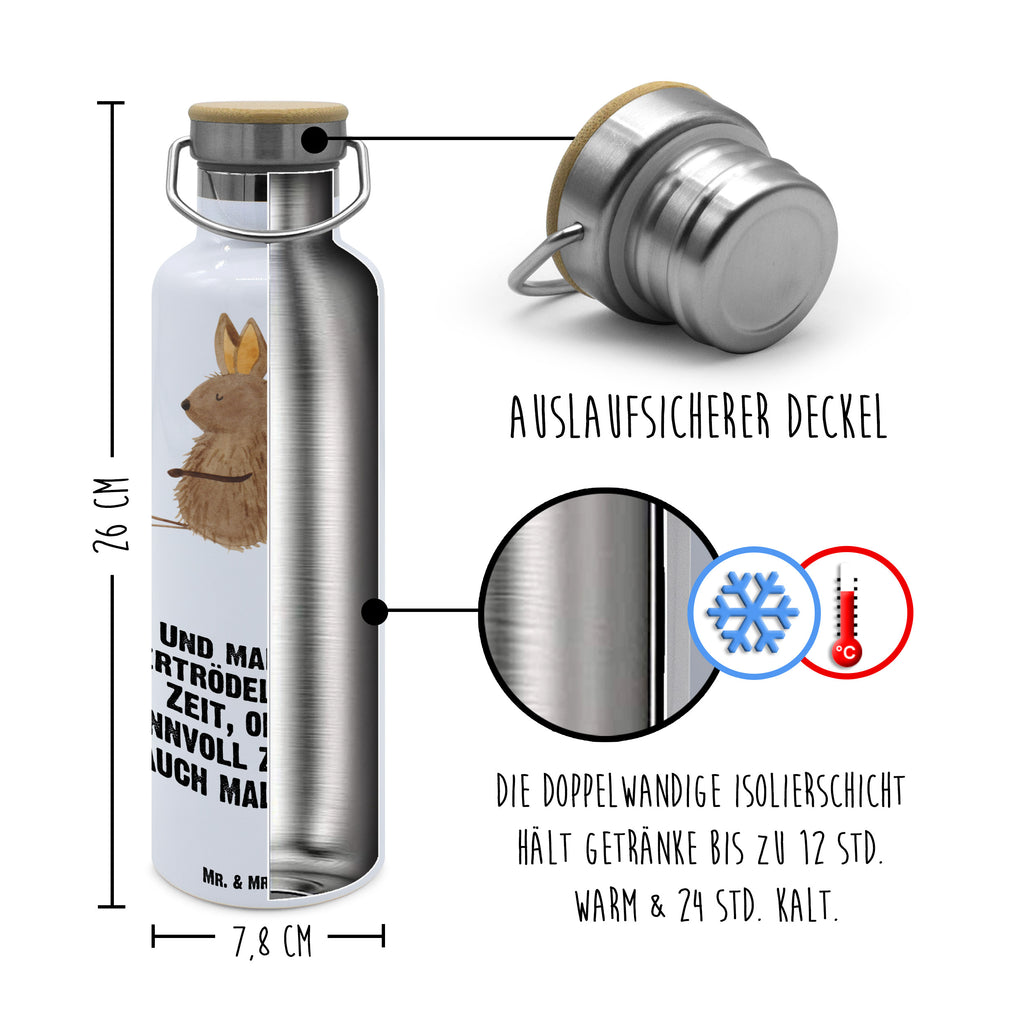 Trinkflasche Fledermaus Sitzen Thermosflasche, Isolierflasche, Edelstahl, Trinkflasche, isoliert, Wamrhaltefunktion, Sportflasche, Flasche zum Sport, Sportlerflasche, Tiermotive, Gute Laune, lustige Sprüche, Tiere, Fledermaus, Fledermäuse, Motivation, entspannen