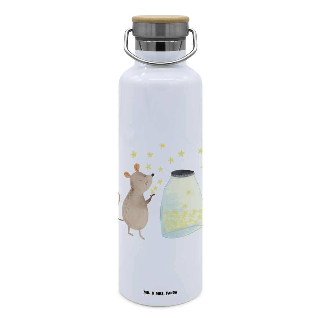 Trinkflasche Maus Sterne Thermosflasche, Isolierflasche, Edelstahl, Trinkflasche, isoliert, Wamrhaltefunktion, Sportflasche, Flasche zum Sport, Sportlerflasche, Tiermotive, Gute Laune, lustige Sprüche, Tiere, Maus, Sterne, Wunsch, Kind, Taufe, Taufgeschenk, Geburt, Schwangerschaft, erstes Kind, Kindergeburtstag, Geburtstag, Hoffnung, Träume