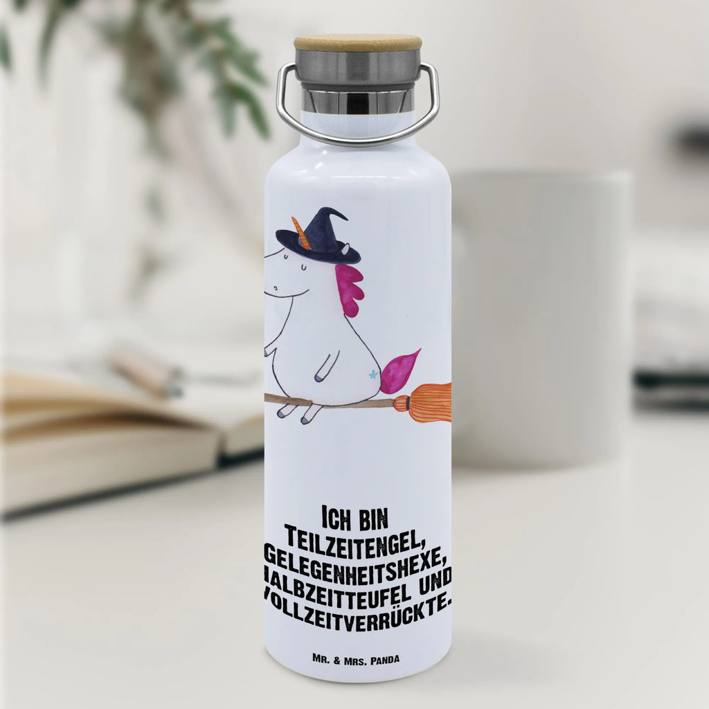 Trinkflasche Einhorn Hexe Thermosflasche, Isolierflasche, Edelstahl, Trinkflasche, isoliert, Wamrhaltefunktion, Sportflasche, Flasche zum Sport, Sportlerflasche, Einhorn, Einhörner, Einhorn Deko, Pegasus, Unicorn, Frau, Ehefrau, Hexe, Teufel, Engel, Verrückte, Freundin, Leben, Zicke