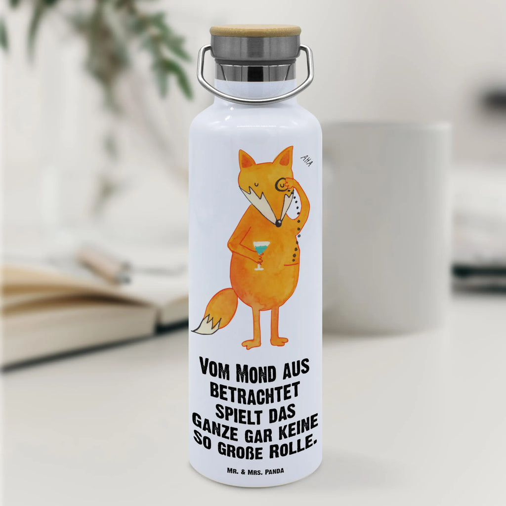 Trinkflasche Fuchs Lord Thermosflasche, Isolierflasche, Edelstahl, Trinkflasche, isoliert, Wamrhaltefunktion, Sportflasche, Flasche zum Sport, Sportlerflasche, Fuchs, Füchse, tröstende Worte, Spruch lustig, Liebeskummer Geschenk, Motivation Spruch, Problemlösung