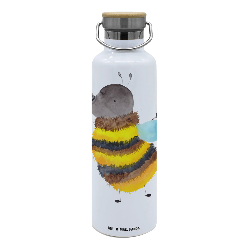 Trinkflasche Hummel flauschig Thermosflasche, Isolierflasche, Edelstahl, Trinkflasche, isoliert, Wamrhaltefunktion, Sportflasche, Flasche zum Sport, Sportlerflasche, Tiermotive, Gute Laune, lustige Sprüche, Tiere, Hummel, Flauschig, Biene, Blume, Natur