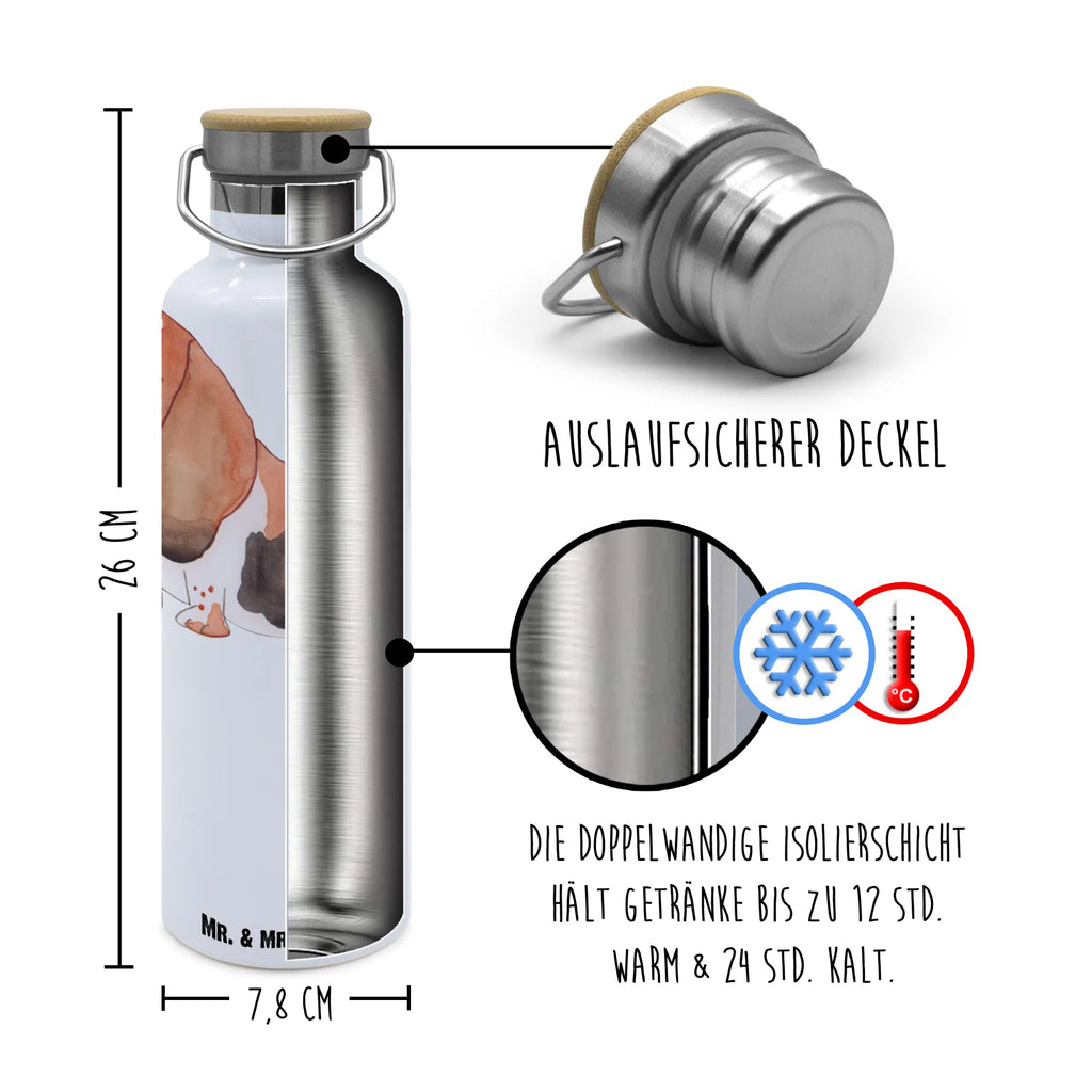 Trinkflasche Hund Basset Hound Thermosflasche, Isolierflasche, Edelstahl, Trinkflasche, isoliert, Wamrhaltefunktion, Sportflasche, Flasche zum Sport, Sportlerflasche, Hund, Hundemotiv, Haustier, Hunderasse, Tierliebhaber, Hundebesitzer, Sprüche, Basset Hound, Basset, Hundeliebe, kinderlos