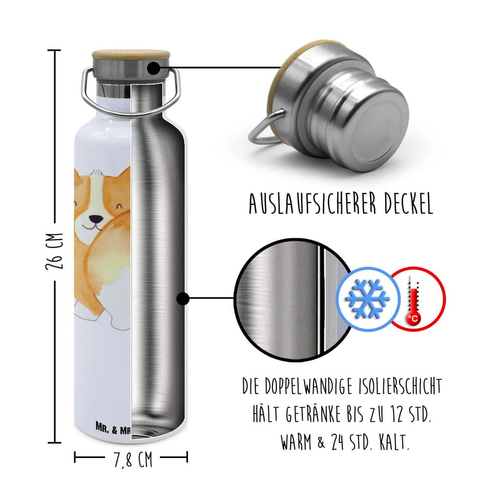 Trinkflasche Corgi Po Thermosflasche, Isolierflasche, Edelstahl, Trinkflasche, isoliert, Wamrhaltefunktion, Sportflasche, Flasche zum Sport, Sportlerflasche, Hund, Hundemotiv, Haustier, Hunderasse, Tierliebhaber, Hundebesitzer, Sprüche, Corgie, Hundeliebe, Motivation, Selbstliebe, Spruch