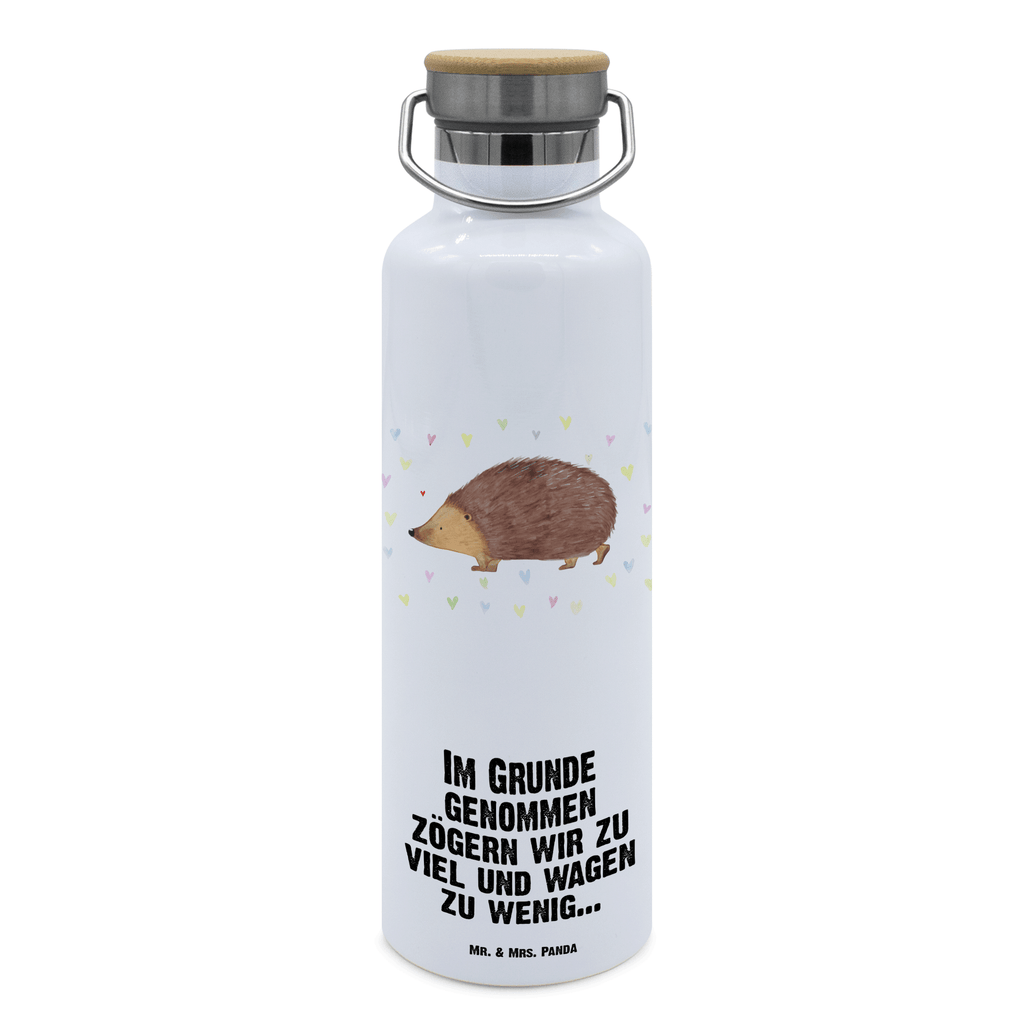 Trinkflasche Igel Herzen Thermosflasche, Isolierflasche, Edelstahl, Trinkflasche, isoliert, Wamrhaltefunktion, Sportflasche, Flasche zum Sport, Sportlerflasche, Tiermotive, Gute Laune, lustige Sprüche, Tiere, Liebe, Herz, Herzen, Igel, Vertrauen, Kuss, Leben