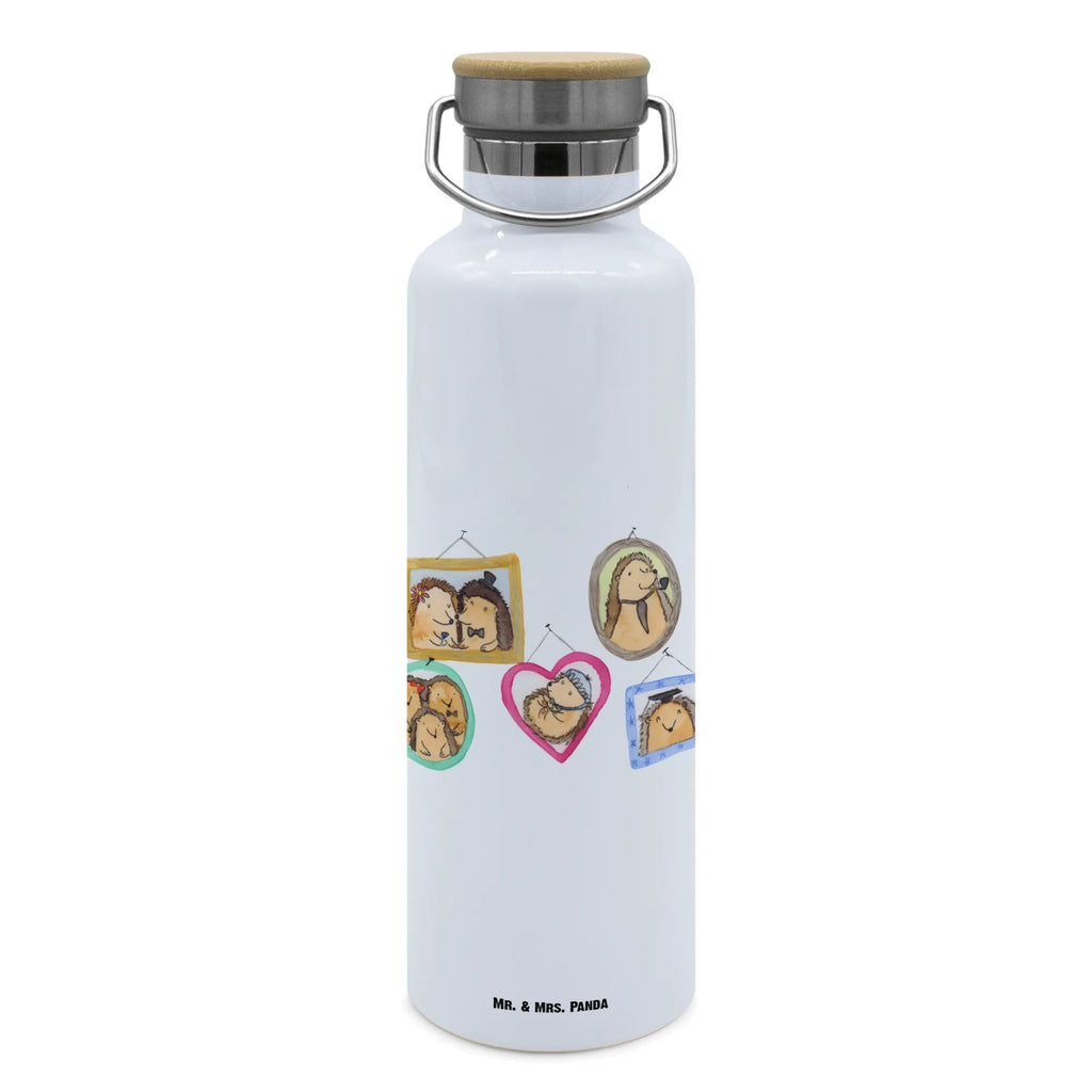 Trinkflasche Igel Familie Thermosflasche, Isolierflasche, Edelstahl, Trinkflasche, isoliert, Wamrhaltefunktion, Sportflasche, Flasche zum Sport, Sportlerflasche, Familie, Vatertag, Muttertag, Bruder, Schwester, Mama, Papa, Oma, Opa, Liebe, Igel, Bilder, Zusammenhalt, Glück