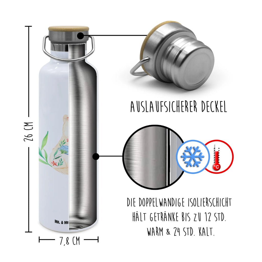 Trinkflasche Katze Blumen Thermosflasche, Isolierflasche, Edelstahl, Trinkflasche, isoliert, Wamrhaltefunktion, Sportflasche, Flasche zum Sport, Sportlerflasche, Katze, Katzenmotiv, Katzenfan, Katzendeko, Katzenfreund, Katzenliebhaber, Katzenprodukte, Katzenartikel, Katzenaccessoires, Katzensouvenirs, Katzenliebhaberprodukte, Katzenmotive, Selbstliebe, Selfcare, Motivation, Mutausbruch