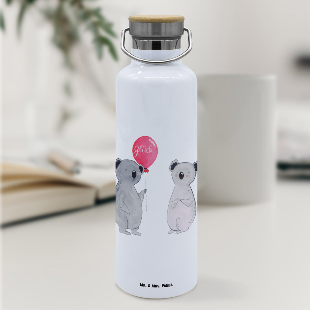 Trinkflasche Koala Luftballon Thermosflasche, Isolierflasche, Edelstahl, Trinkflasche, isoliert, Wamrhaltefunktion, Sportflasche, Flasche zum Sport, Sportlerflasche, Koala, Koalabär, Luftballon, Party, Geburtstag, Geschenk