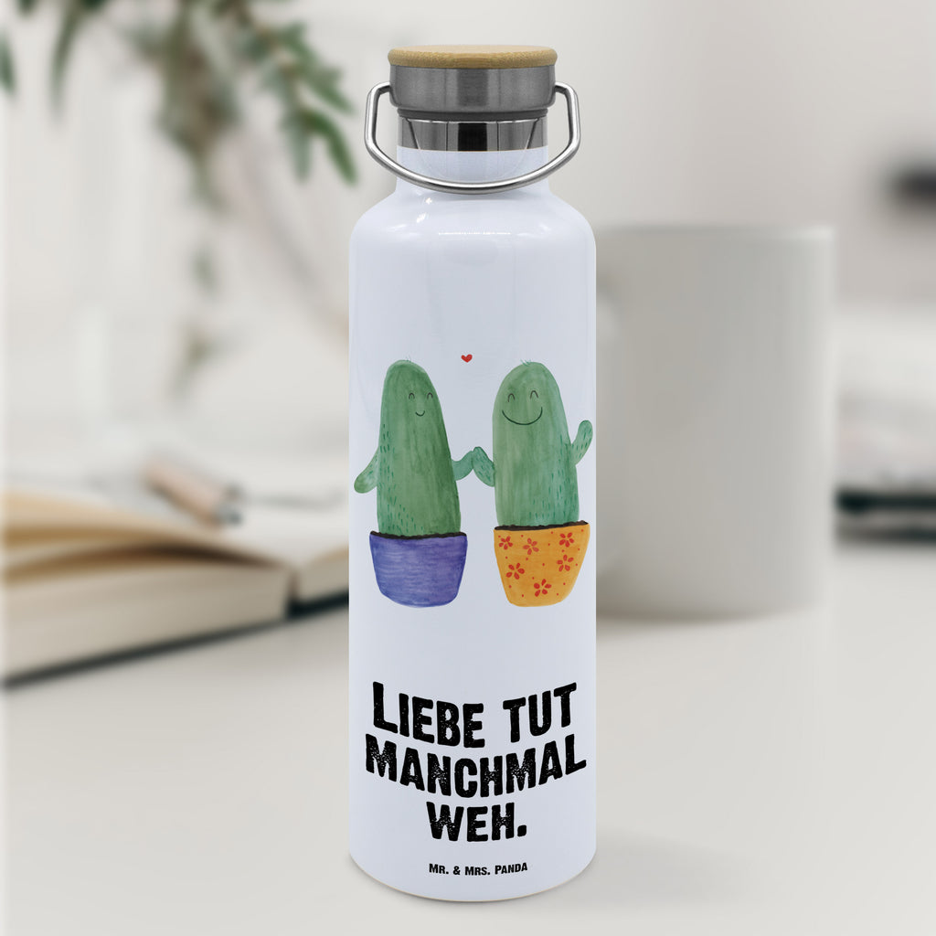 Trinkflasche Kaktus Liebe Thermosflasche, Isolierflasche, Edelstahl, Trinkflasche, isoliert, Wamrhaltefunktion, Sportflasche, Flasche zum Sport, Sportlerflasche, Kaktus, Kakteen, Liebe, Liebesbeweis, Liebesbotschaft, Liebesnachricht, Love, Kaktusliebe, Paar, Pärchen, Trennung, Streit, Versöhnung, Freundschaft, Verlobung, Hochzeit