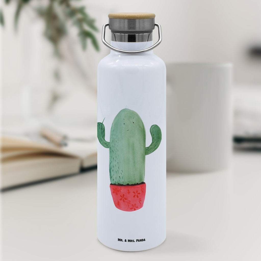 Trinkflasche Kaktus Wut Thermosflasche, Isolierflasche, Edelstahl, Trinkflasche, isoliert, Wamrhaltefunktion, Sportflasche, Flasche zum Sport, Sportlerflasche, Kaktus, Kakteen, ärgern, Büro, Schule, Büroalltag, Chefin, Kollege, Kollegin, wütend