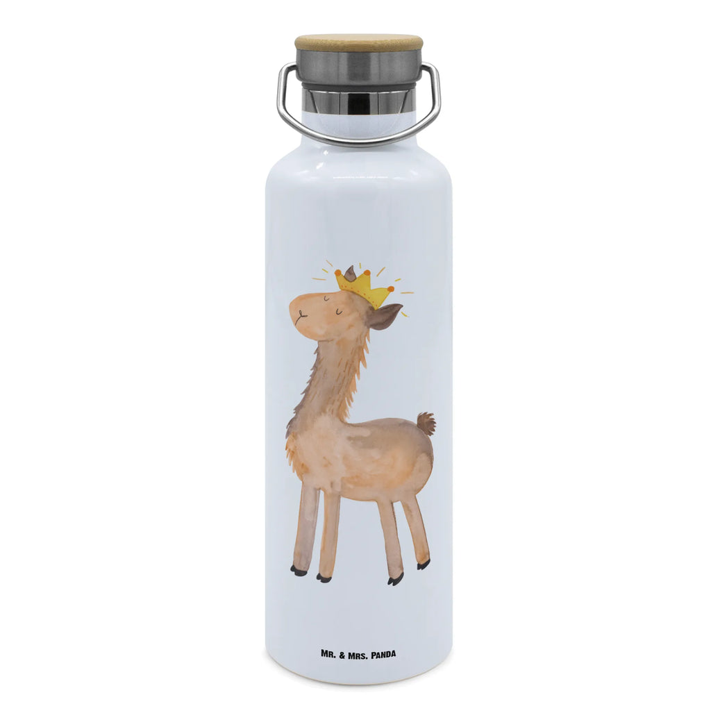 Trinkflasche Lama König Thermosflasche, Isolierflasche, Edelstahl, Trinkflasche, isoliert, Wamrhaltefunktion, Sportflasche, Flasche zum Sport, Sportlerflasche, Lama, Alpaka, Lamas, König, Königin, Freundin, Mama, Papa, Büro Kollege, Kollegin, Chef, Vorgesetzter, Abi, Abitur