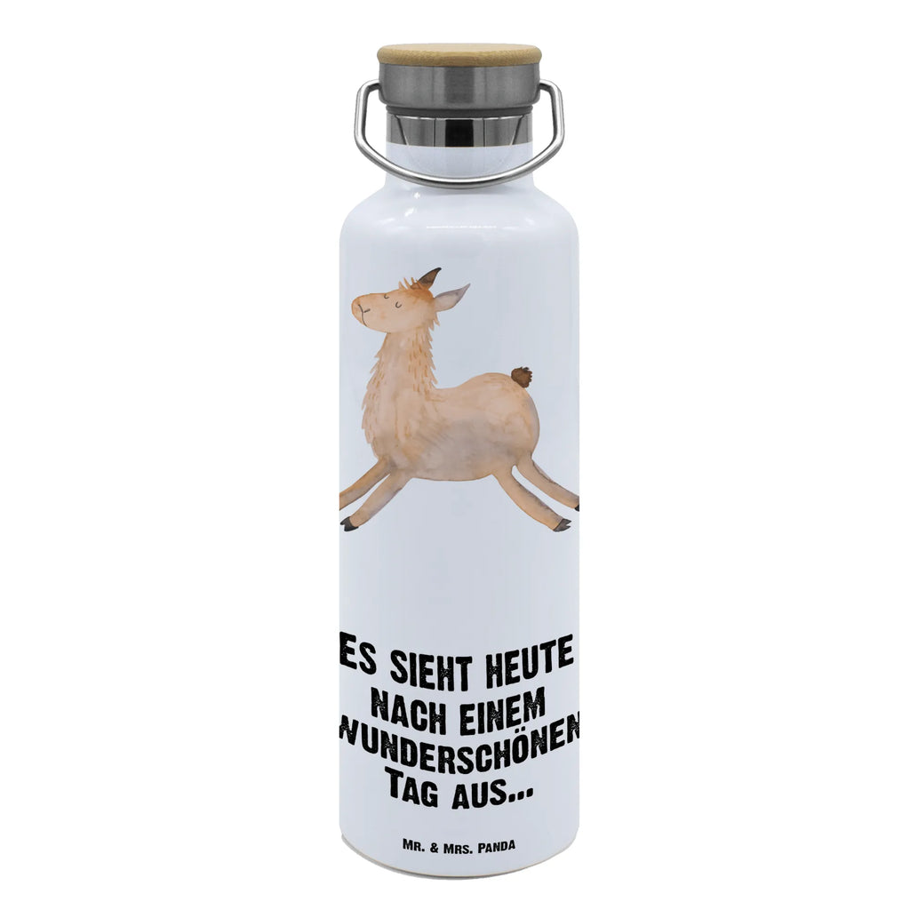 Trinkflasche Lama Springen Thermosflasche, Isolierflasche, Edelstahl, Trinkflasche, isoliert, Wamrhaltefunktion, Sportflasche, Flasche zum Sport, Sportlerflasche, Lama, Alpaka, Lamas, Lieblingstag, Happy day, fröhlich, Glück, Freundin, Liebeskummer, Neustart, guten Morgen, Start, Prüfung, Abitur