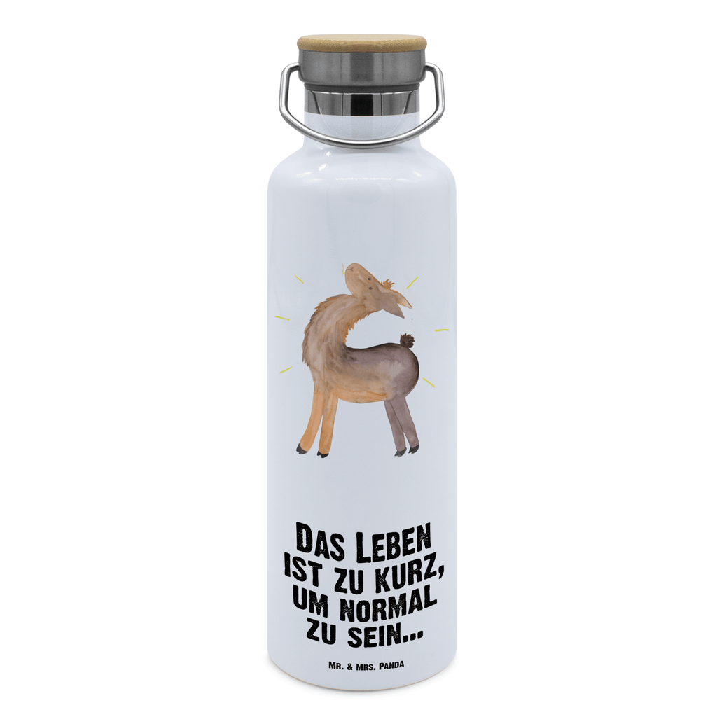 Trinkflasche Lama Stolz Thermosflasche, Isolierflasche, Edelstahl, Trinkflasche, isoliert, Wamrhaltefunktion, Sportflasche, Flasche zum Sport, Sportlerflasche, Lama, Alpaka, Lamas, Außenseiter, Anders, Neustart, stolz, Hippie, Freundin, Freundinnen, beste Freundin, Kumpel, Familie, Family