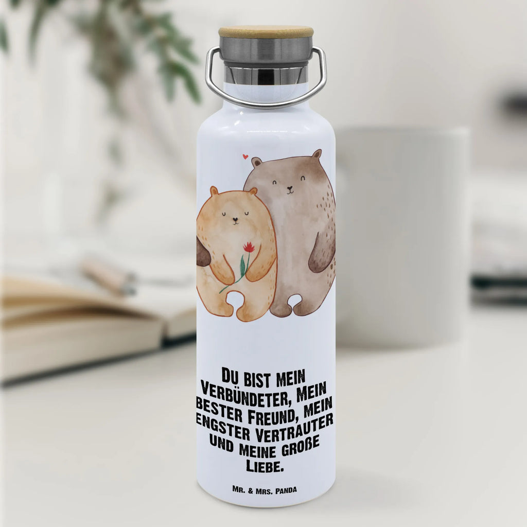 Trinkflasche Bären Liebe Thermosflasche, Isolierflasche, Edelstahl, Trinkflasche, isoliert, Wamrhaltefunktion, Sportflasche, Flasche zum Sport, Sportlerflasche, Liebe, Partner, Freund, Freundin, Ehemann, Ehefrau, Heiraten, Verlobung, Heiratsantrag, Liebesgeschenk, Jahrestag, Hocheitstag, Verliebt, Verlobt, Verheiratet, Geschenk Freundin, Geschenk Freund, Liebesbeweis, Hochzeitstag, Geschenk Hochzeit, Bären, Bärchen, Bär