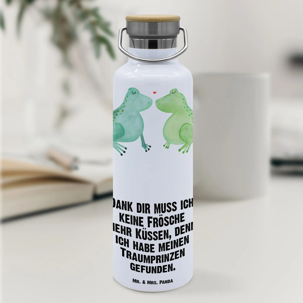 Trinkflasche Frosch Liebe Thermosflasche, Isolierflasche, Edelstahl, Trinkflasche, isoliert, Wamrhaltefunktion, Sportflasche, Flasche zum Sport, Sportlerflasche, Liebe, Partner, Freund, Freundin, Ehemann, Ehefrau, Heiraten, Verlobung, Heiratsantrag, Liebesgeschenk, Jahrestag, Hocheitstag, Verliebt, Verlobt, Verheiratet, Geschenk Freundin, Geschenk Freund, Liebesbeweis, Hochzeitstag, Geschenk Hochzeit, Frosch, Frösche, Froschkönig, Fröschchen