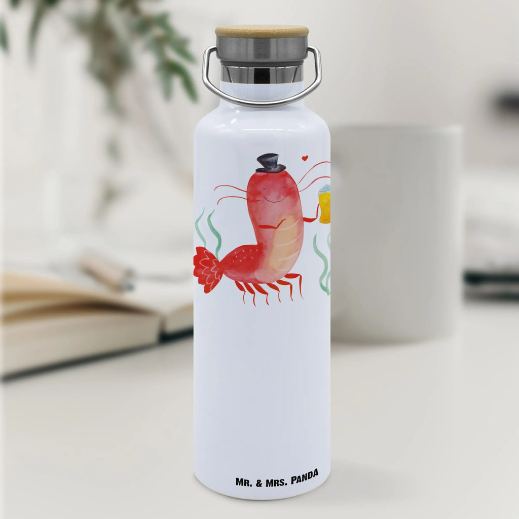 Trinkflasche Hummer Weizen Thermosflasche, Isolierflasche, Edelstahl, Trinkflasche, isoliert, Wamrhaltefunktion, Sportflasche, Flasche zum Sport, Sportlerflasche, Meerestiere, Meer, Urlaub, Garnele, Garnelen, Bier, Kochen, Männerhaushalt, Junggeselle, Junggesellin, Bierliebhaber, Kneipe, Gasthaus, Wirtschaft