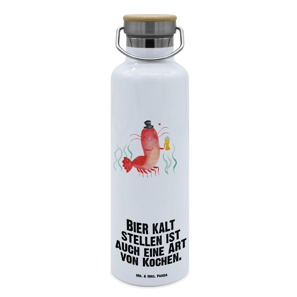 Trinkflasche Hummer Weizen Thermosflasche, Isolierflasche, Edelstahl, Trinkflasche, isoliert, Wamrhaltefunktion, Sportflasche, Flasche zum Sport, Sportlerflasche, Meerestiere, Meer, Urlaub, Garnele, Garnelen, Bier, Kochen, Männerhaushalt, Junggeselle, Junggesellin, Bierliebhaber, Kneipe, Gasthaus, Wirtschaft