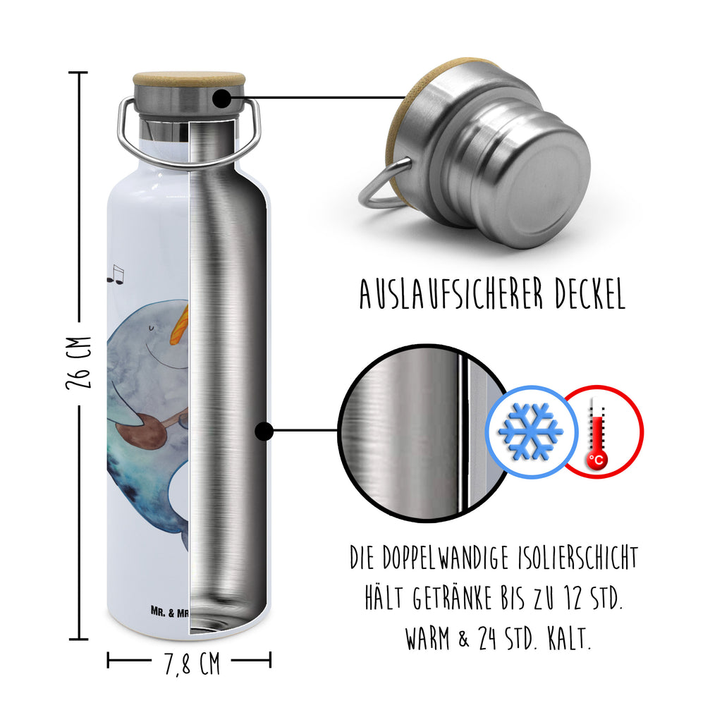 Trinkflasche Narwal Gitarre Thermosflasche, Isolierflasche, Edelstahl, Trinkflasche, isoliert, Wamrhaltefunktion, Sportflasche, Flasche zum Sport, Sportlerflasche, Meerestiere, Meer, Urlaub, Narwal, Wal, Tanzen, Probleme, Problemlösung, Frust, Gespräche, Gitarre