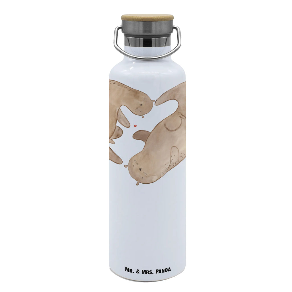 Trinkflasche Otter Herz Thermosflasche, Isolierflasche, Edelstahl, Trinkflasche, isoliert, Wamrhaltefunktion, Sportflasche, Flasche zum Sport, Sportlerflasche, Otter, Fischotter, Seeotter, Liebe, Herz, Liebesbeweis, Liebesgeschenk, Bessere Hälfte, Love you, Jahrestag, Hochzeitstag, Verlobung, gemeinsames Leben