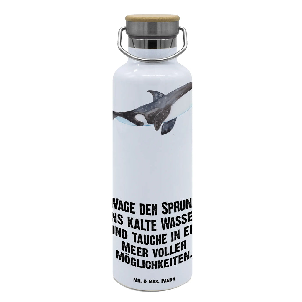 Trinkflasche Orca Thermosflasche, Isolierflasche, Edelstahl, Trinkflasche, isoliert, Wamrhaltefunktion, Sportflasche, Flasche zum Sport, Sportlerflasche, Meerestiere, Meer, Urlaub, Orca, Orcas, Killerwal, Wal, Möglichkeiten, Büro, Arbeit, Motivation, Selbstliebe, Neustart, Startup