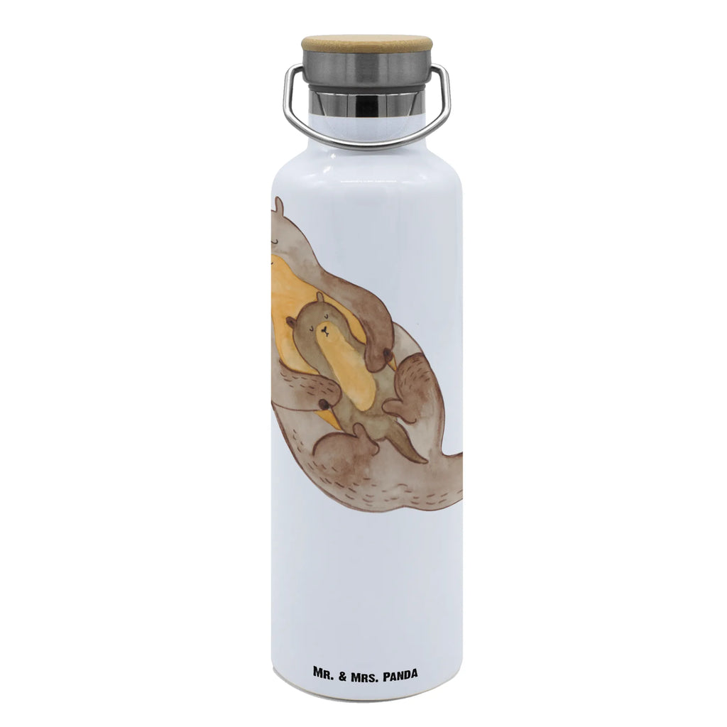 Trinkflasche Otter Kind Thermosflasche, Isolierflasche, Edelstahl, Trinkflasche, isoliert, Wamrhaltefunktion, Sportflasche, Flasche zum Sport, Sportlerflasche, Otter, Fischotter, Seeotter, Otter Seeotter See Otter