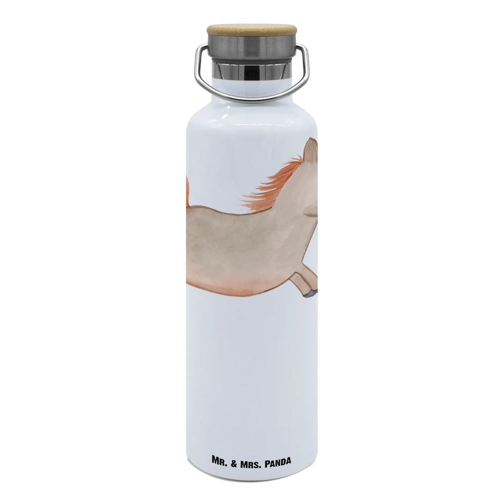 Trinkflasche Pferd Springen Thermosflasche, Isolierflasche, Edelstahl, Trinkflasche, isoliert, Wamrhaltefunktion, Sportflasche, Flasche zum Sport, Sportlerflasche, Bauernhof, Hoftiere, Landwirt, Landwirtin, Pferd, Pony, Pferde, Stall, Pferdestall, ausreiten, reiten, Pferdebesitzer