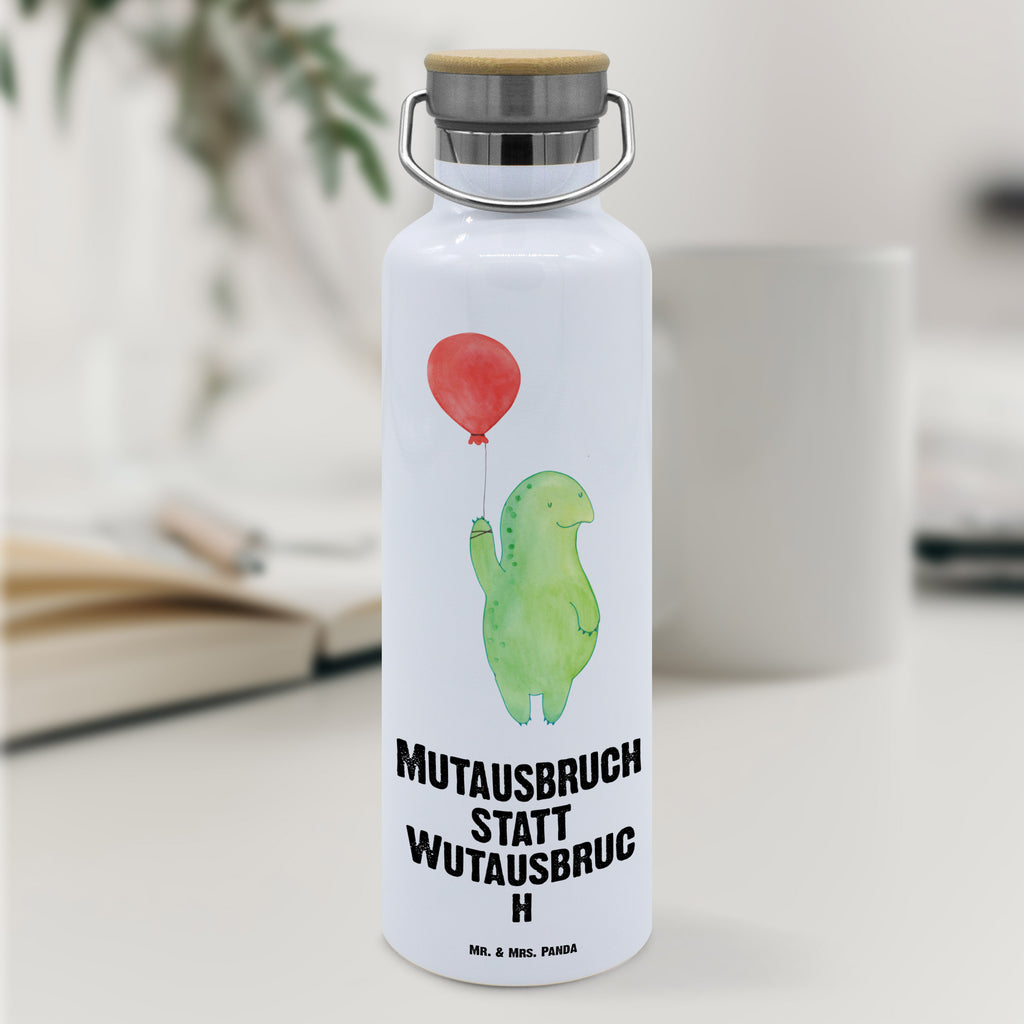 Trinkflasche Schildkröte Luftballon Thermosflasche, Isolierflasche, Edelstahl, Trinkflasche, isoliert, Wamrhaltefunktion, Sportflasche, Flasche zum Sport, Sportlerflasche, Schildkröte, Schildkröten, Mutausbruch, Motivation, Motivationsspruch