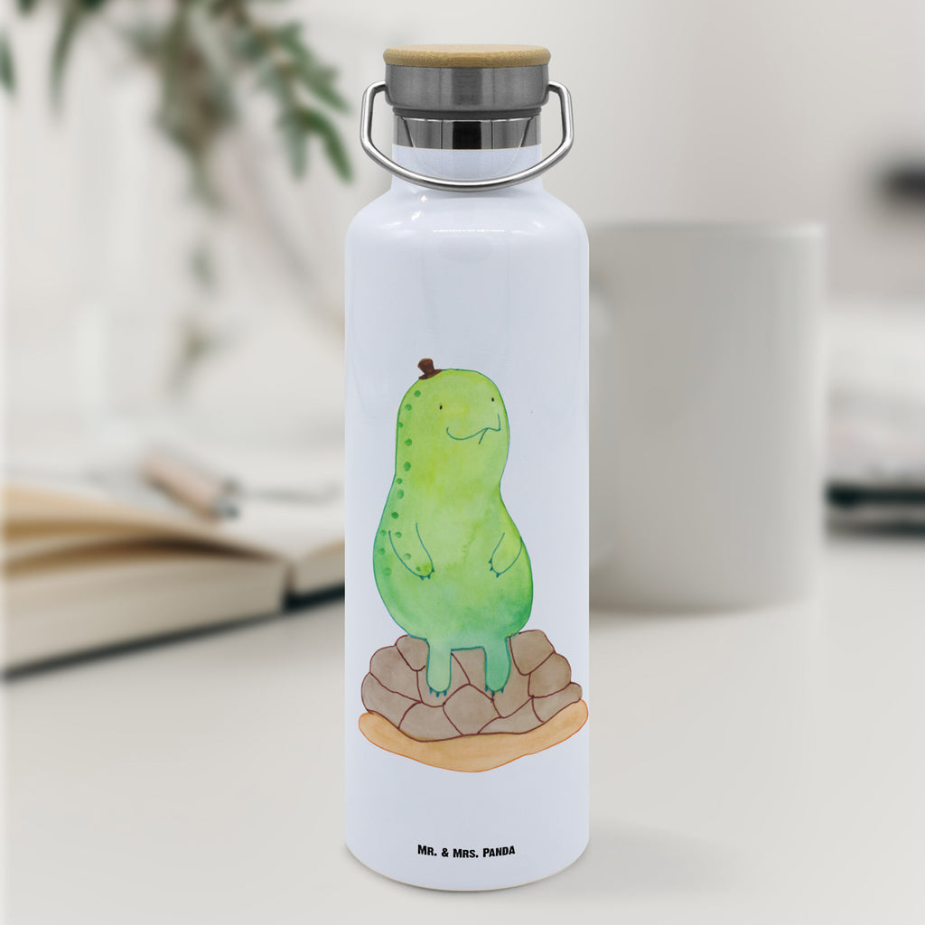 Trinkflasche Schildkröte Pause Thermosflasche, Isolierflasche, Edelstahl, Trinkflasche, isoliert, Wamrhaltefunktion, Sportflasche, Flasche zum Sport, Sportlerflasche, Schildkröte, Achtsamkeit, Entschleunigen, achtsam