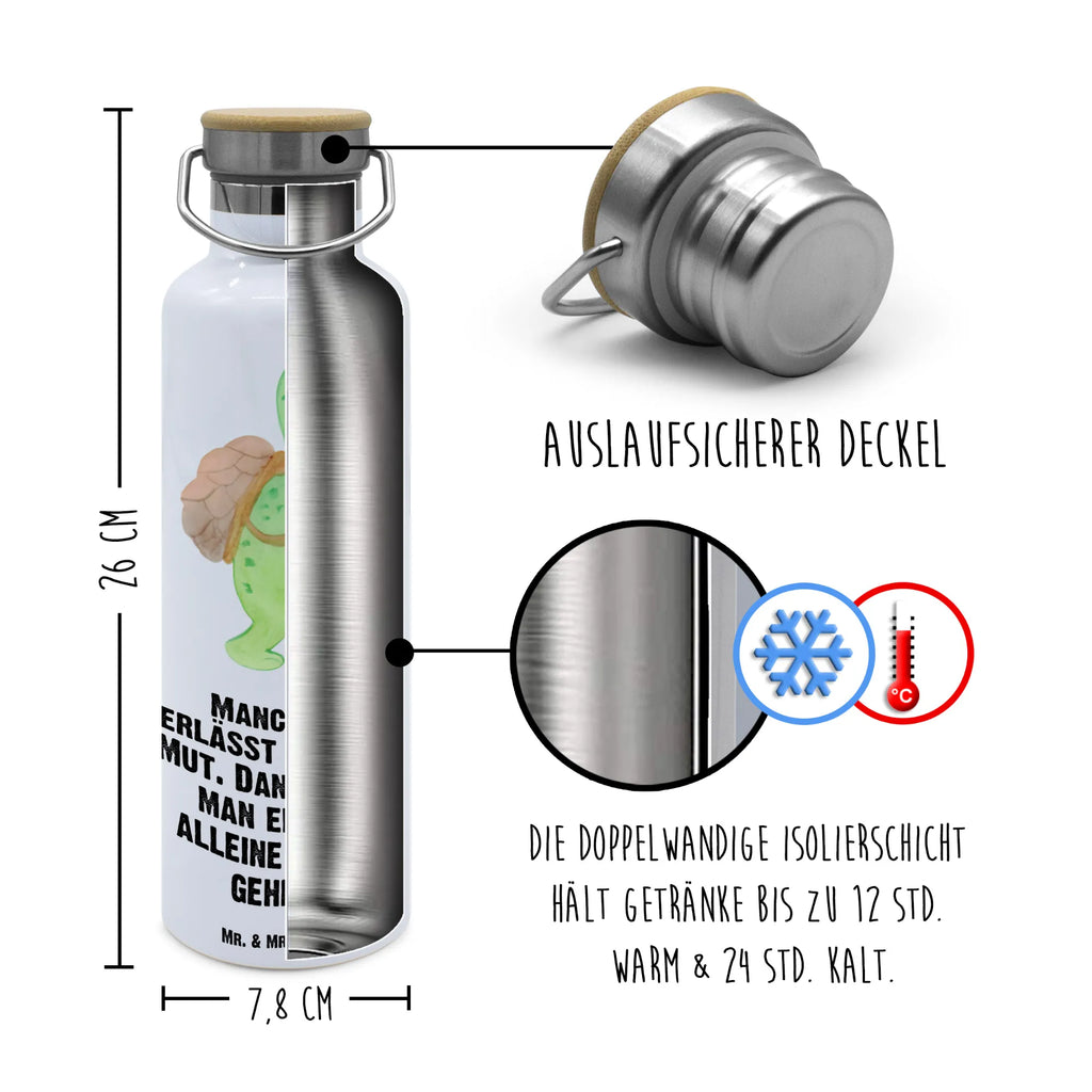 Trinkflasche Schildkröte Wanderer Thermosflasche, Isolierflasche, Edelstahl, Trinkflasche, isoliert, Wamrhaltefunktion, Sportflasche, Flasche zum Sport, Sportlerflasche, Schildkröte, Schildkröten, Motivation, Motivationsspruch, Motivationssprüche, Neuanfang