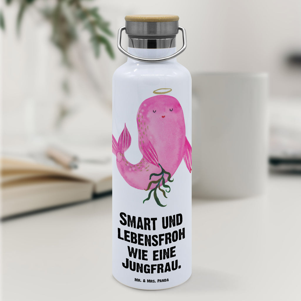 Trinkflasche Sternzeichen Jungfrau Thermosflasche, Isolierflasche, Edelstahl, Trinkflasche, isoliert, Wamrhaltefunktion, Sportflasche, Flasche zum Sport, Sportlerflasche, Tierkreiszeichen, Sternzeichen, Horoskop, Astrologie, Aszendent, Jungfrau, Jungfer, Geschenk, Jungfrau Sternzeichen, Geschenk September, Geschenk August, Geburtstag September, Geburtstag August, Meerjungfrau