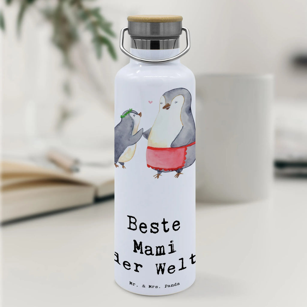 Trinkflasche Pinguin Beste Mami der Welt Thermosflasche, Isolierflasche, Edelstahl, Trinkflasche, isoliert, Wamrhaltefunktion, Sportflasche, Flasche zum Sport, Sportlerflasche, für, Dankeschön, Geschenk, Schenken, Geburtstag, Geburtstagsgeschenk, Geschenkidee, Danke, Bedanken, Mitbringsel, Freude machen, Geschenktipp, Mama, Mami, Mutter, Muttertag, Mutti, Ma, Tochter, Sohn, Beste Mama, Beste, Supermama