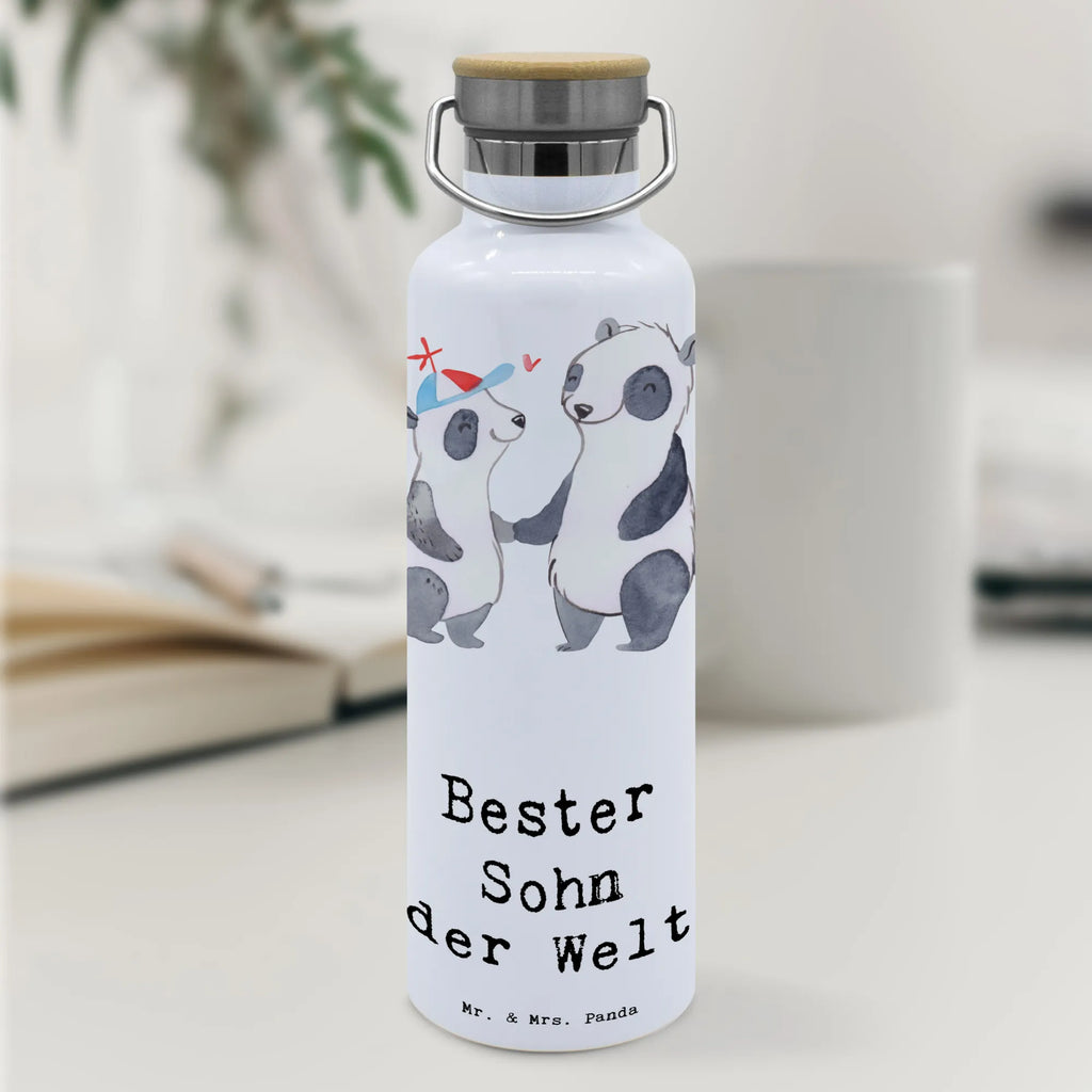 Trinkflasche Panda Bester Sohn der Welt Thermosflasche, Isolierflasche, Edelstahl, Trinkflasche, isoliert, Wamrhaltefunktion, Sportflasche, Flasche zum Sport, Sportlerflasche, für, Dankeschön, Geschenk, Schenken, Geburtstag, Geburtstagsgeschenk, Geschenkidee, Danke, Bedanken, Mitbringsel, Freude machen, Geschenktipp, Sohn, Sohnemann, Söhnchen, Bube, Bub, Nachwuchs, Nachkomme, Kind, Familie, Vater, Belohnung