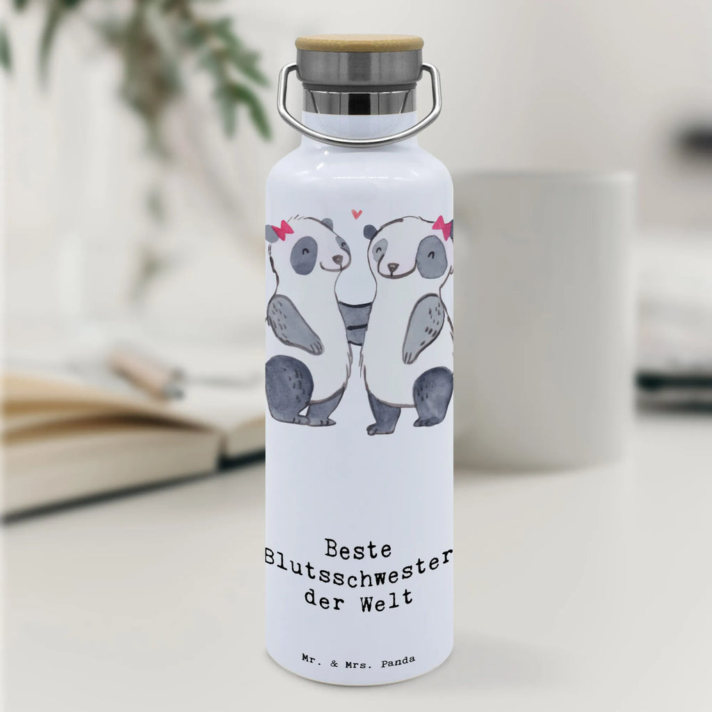 Trinkflasche Panda Beste Blutsschwester der Welt Thermosflasche, Isolierflasche, Edelstahl, Trinkflasche, isoliert, Wamrhaltefunktion, Sportflasche, Flasche zum Sport, Sportlerflasche, für, Dankeschön, Geschenk, Schenken, Geburtstag, Geburtstagsgeschenk, Geschenkidee, Danke, Bedanken, Mitbringsel, Freude machen, Geschenktipp, Blutsschwester, Blutsgeschwister, Freundin, Bae, Schwestern, Schwester, Geschwister, Schwesterherz, Sister, Familie, Kleinigkeit, Beste, Tochter, Liebe