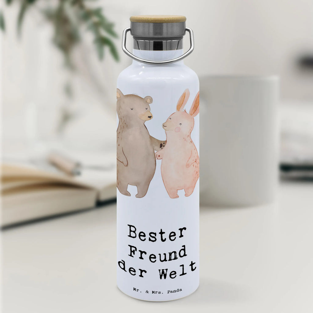 Trinkflasche Hase Bester Freund der Welt Thermosflasche, Isolierflasche, Edelstahl, Trinkflasche, isoliert, Wamrhaltefunktion, Sportflasche, Flasche zum Sport, Sportlerflasche, für, Dankeschön, Geschenk, Schenken, Geburtstag, Geburtstagsgeschenk, Geschenkidee, Danke, Bedanken, Mitbringsel, Freude machen, Geschenktipp, Freund, Mann, Ehemann, Kumpel, Bro, Lebensgefährte, Partner, Lieblingsmensch, Liebe, Herz, Love