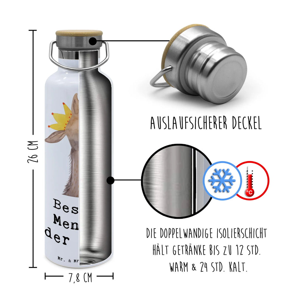 Trinkflasche Lama Bester Mensch der Welt Thermosflasche, Isolierflasche, Edelstahl, Trinkflasche, isoliert, Wamrhaltefunktion, Sportflasche, Flasche zum Sport, Sportlerflasche, für, Dankeschön, Geschenk, Schenken, Geburtstag, Geburtstagsgeschenk, Geschenkidee, Danke, Bedanken, Mitbringsel, Freude machen, Geschenktipp, Lieblingsmensch, Liebling, Lieblings Mensch, tollster Mensch, Vorbild, Partner, Ehemann, Ehefrau, Liebe, Valentinstag