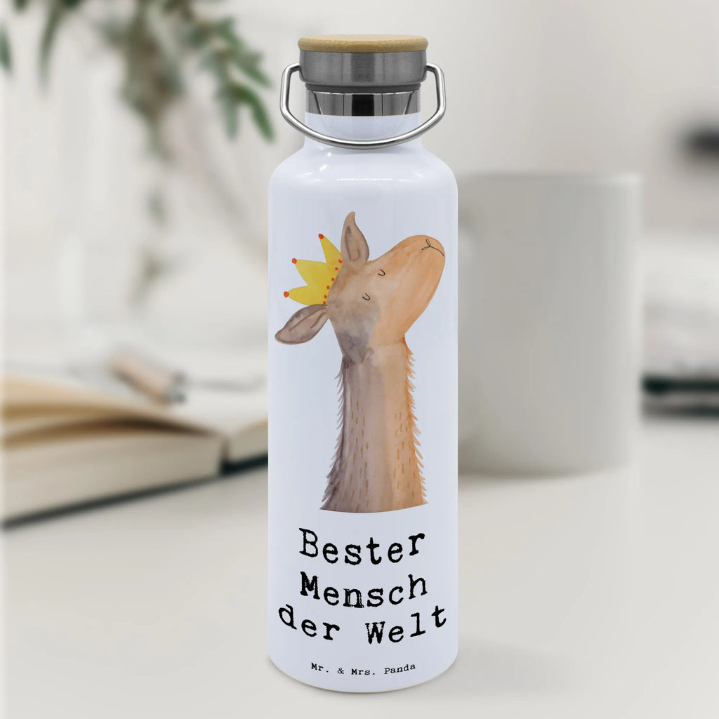 Trinkflasche Lama Bester Mensch der Welt Thermosflasche, Isolierflasche, Edelstahl, Trinkflasche, isoliert, Wamrhaltefunktion, Sportflasche, Flasche zum Sport, Sportlerflasche, für, Dankeschön, Geschenk, Schenken, Geburtstag, Geburtstagsgeschenk, Geschenkidee, Danke, Bedanken, Mitbringsel, Freude machen, Geschenktipp, Lieblingsmensch, Liebling, Lieblings Mensch, tollster Mensch, Vorbild, Partner, Ehemann, Ehefrau, Liebe, Valentinstag