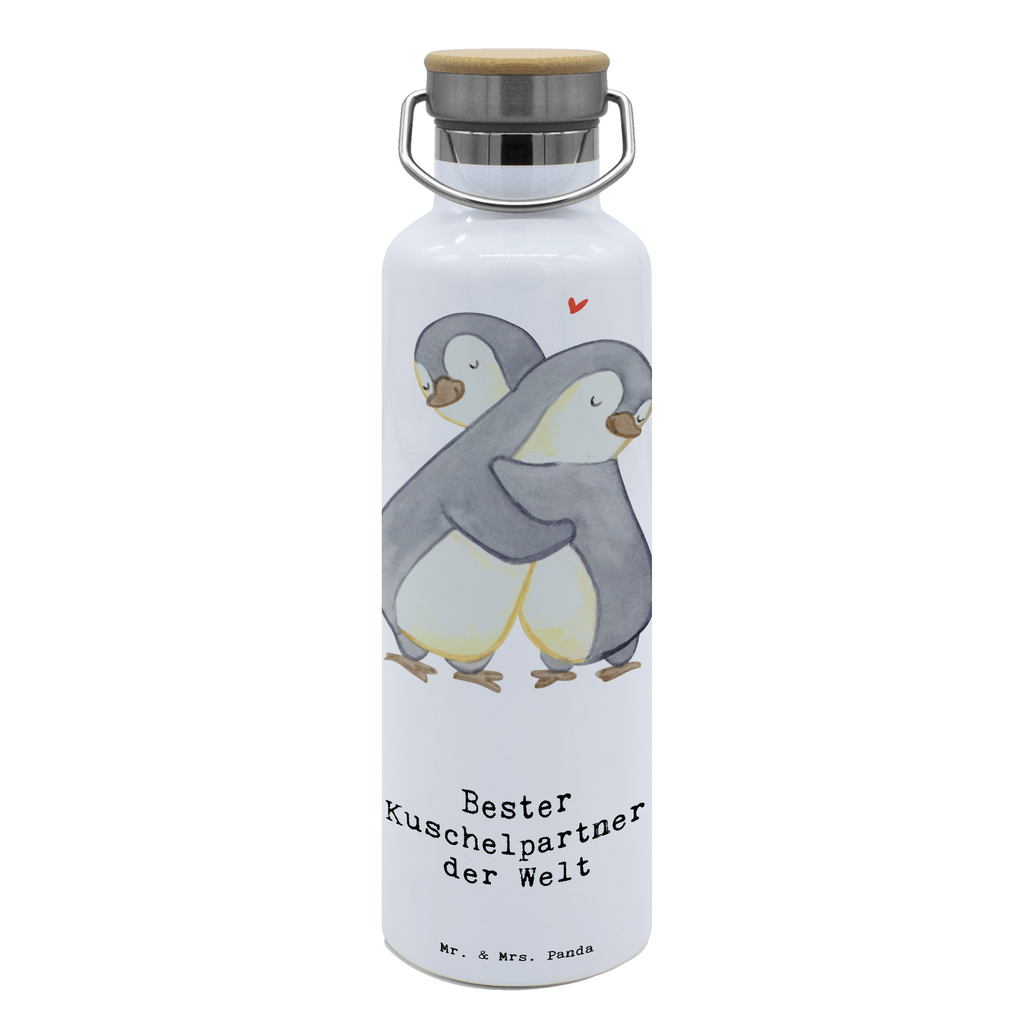 Trinkflasche Pinguin Bester Kuschelpartner der Welt Thermosflasche, Isolierflasche, Edelstahl, Trinkflasche, isoliert, Wamrhaltefunktion, Sportflasche, Flasche zum Sport, Sportlerflasche, für, Dankeschön, Geschenk, Schenken, Geburtstag, Geburtstagsgeschenk, Geschenkidee, Danke, Bedanken, Mitbringsel, Freude machen, Geschenktipp, Kuschelpartner, Lebenspartner, Ehepartner, Partner, Ehemann, Ehefrau, Kuscheln, Bett, Liebe, Freund, Freundin, Hochzeitstag, verliebt