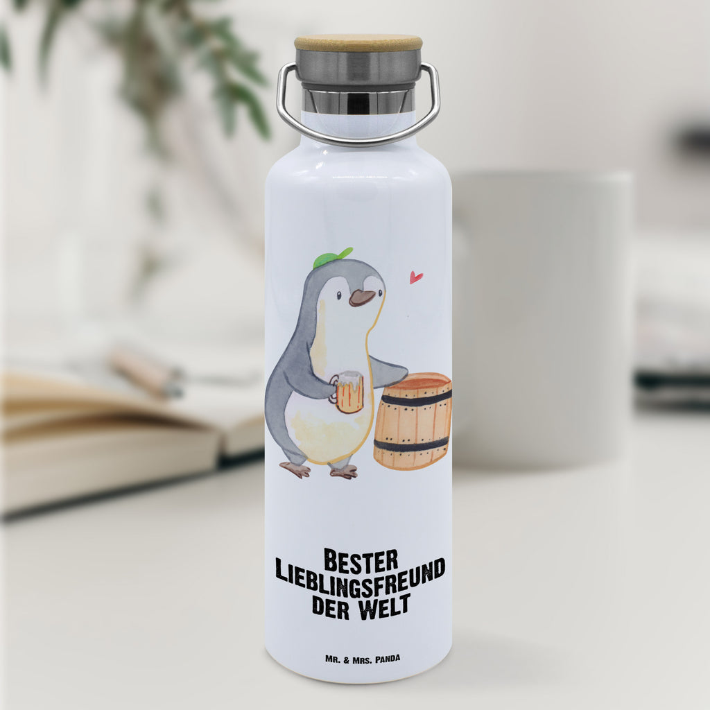 Trinkflasche Pinguin Bester Lieblingsfreund der Welt Thermosflasche, Isolierflasche, Edelstahl, Trinkflasche, isoliert, Wamrhaltefunktion, Sportflasche, Flasche zum Sport, Sportlerflasche, für, Dankeschön, Geschenk, Schenken, Geburtstag, Geburtstagsgeschenk, Geschenkidee, Danke, Bedanken, Mitbringsel, Freude machen, Geschenktipp, Lieblingsfreund, Freund, Partner, Lieblingsmensch, Lieblings Mensch, Liebling, Bae, bester Freund, Liebe, Herz, Love