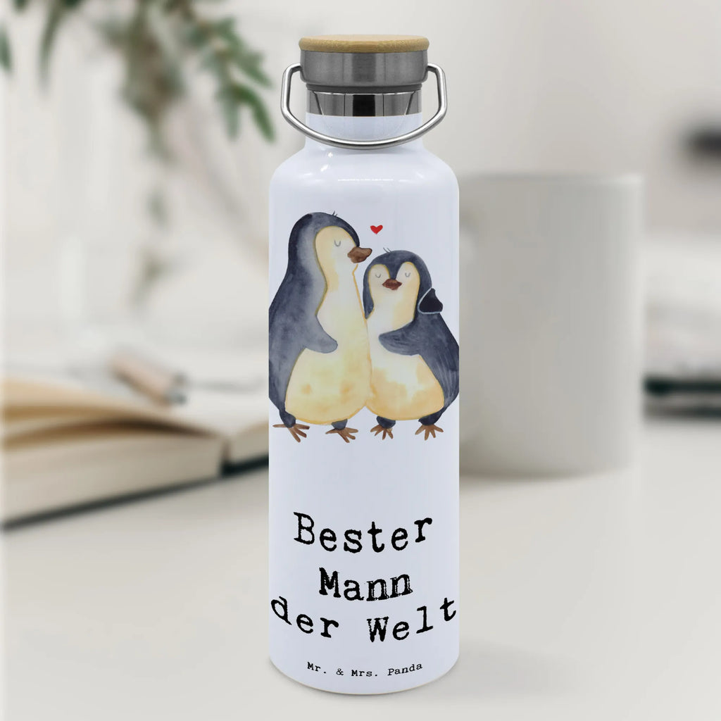 Trinkflasche Pinguin Bester Mann der Welt Thermosflasche, Isolierflasche, Edelstahl, Trinkflasche, isoliert, Wamrhaltefunktion, Sportflasche, Flasche zum Sport, Sportlerflasche, für, Dankeschön, Geschenk, Schenken, Geburtstag, Geburtstagsgeschenk, Geschenkidee, Danke, Bedanken, Mitbringsel, Freude machen, Geschenktipp, Ehemann, Beste, Mann, Partner, Freund, Traummann, Liebling, Ehepartner, Ehe, Gatte, Lebensgefährte, Bräutigam, Kleinigkeit