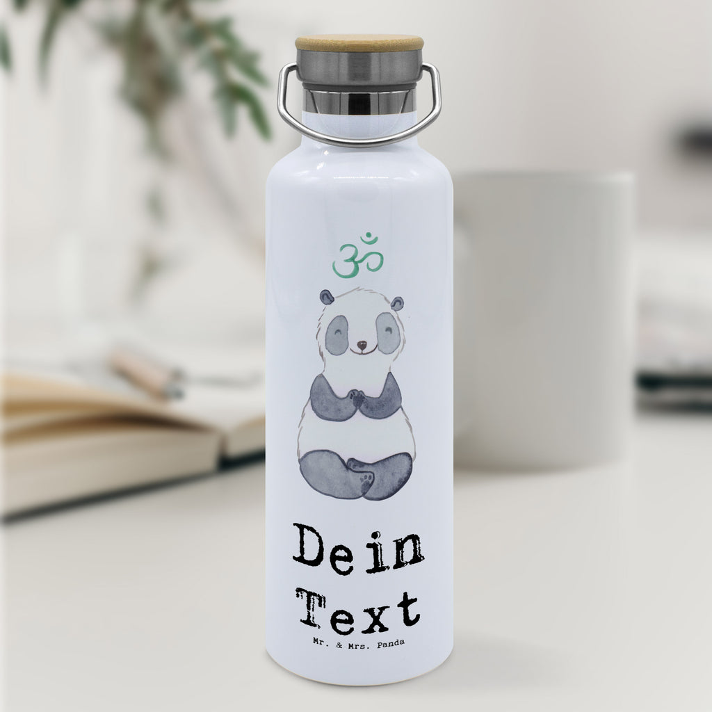 Personalisierte Trinkflasche Panda Meditieren Personalisierte Trinkflasche, Trinkflasche mit Namen, Trinkflasche bedrucken, Flasche personalisiert, Trinkflasch mit Aufdruck, Trinkflasche Werbegeschenk, Namensaufdruck Trinkflasche, Sportflasche personalisiert, Trinkflasche Sport, Geschenk, Sport, Sportart, Hobby, Schenken, Danke, Dankeschön, Auszeichnung, Gewinn, Sportler, Meditieren, Meditation, Meditationskurs