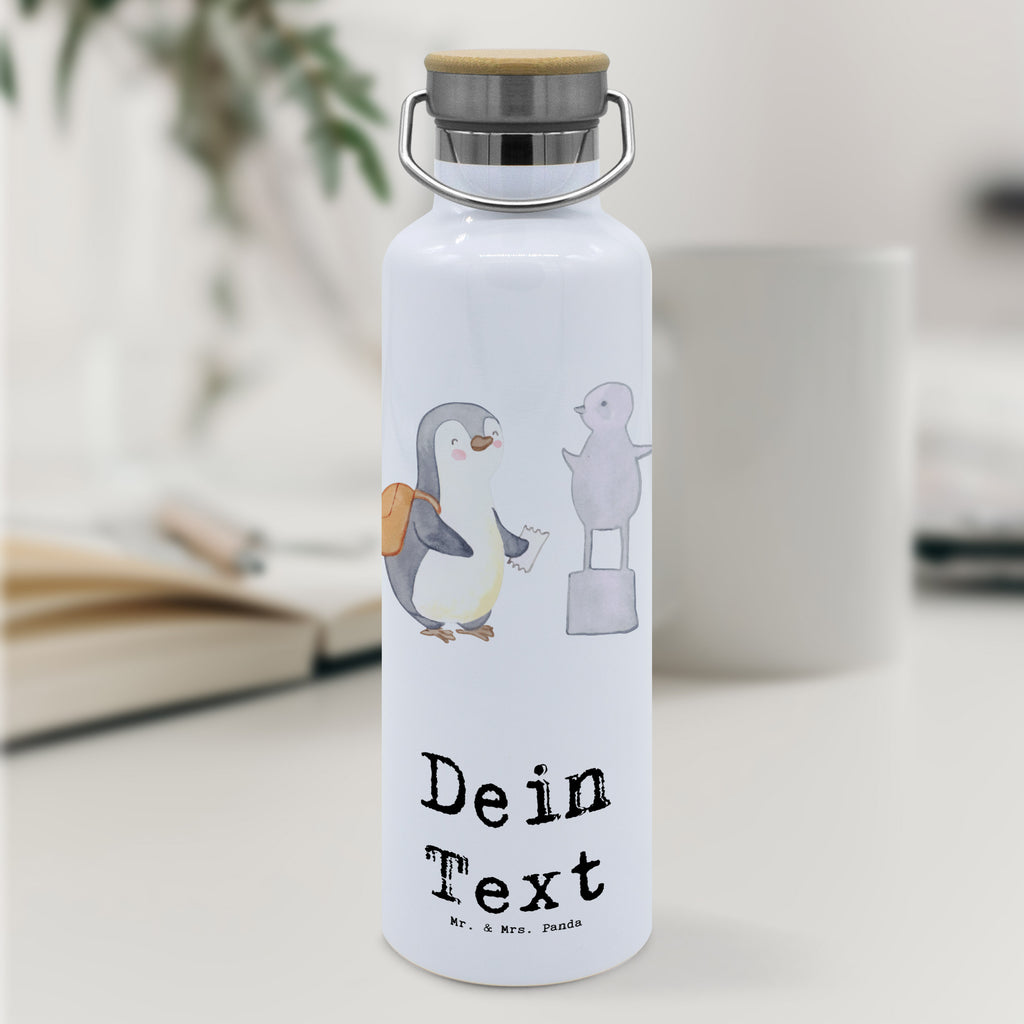 Personalisierte Trinkflasche Pinguin Museum besuchen Personalisierte Trinkflasche, Trinkflasche mit Namen, Trinkflasche bedrucken, Flasche personalisiert, Trinkflasch mit Aufdruck, Trinkflasche Werbegeschenk, Namensaufdruck Trinkflasche, Sportflasche personalisiert, Trinkflasche Sport, Geschenk, Sport, Sportart, Hobby, Schenken, Danke, Dankeschön, Auszeichnung, Gewinn, Sportler, Museum besuchen, Museen